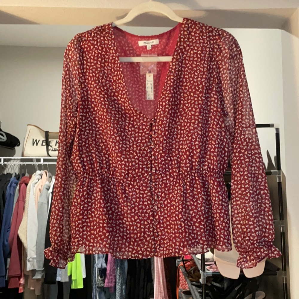 Peplum blouse